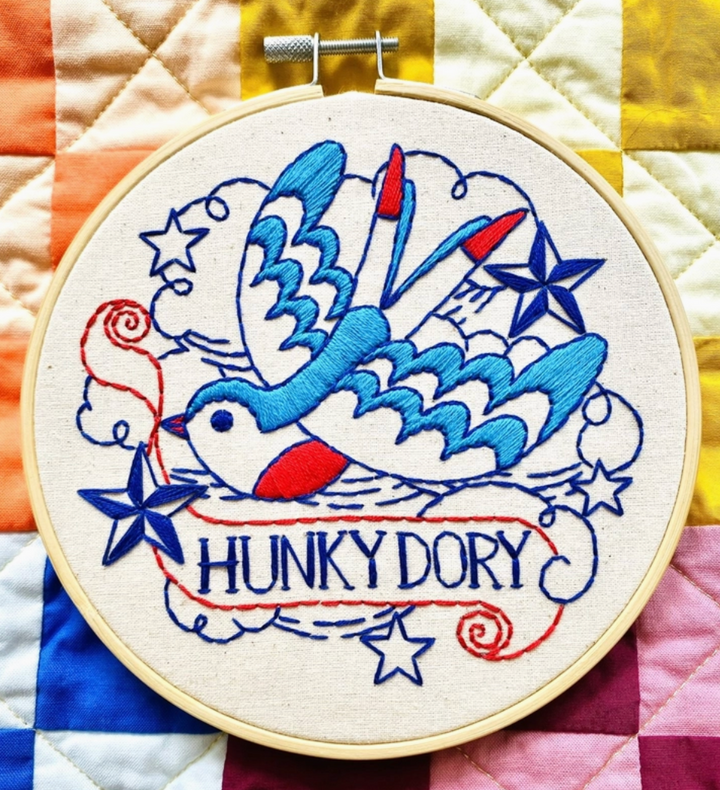 Hunky Dory Embroidery Kit