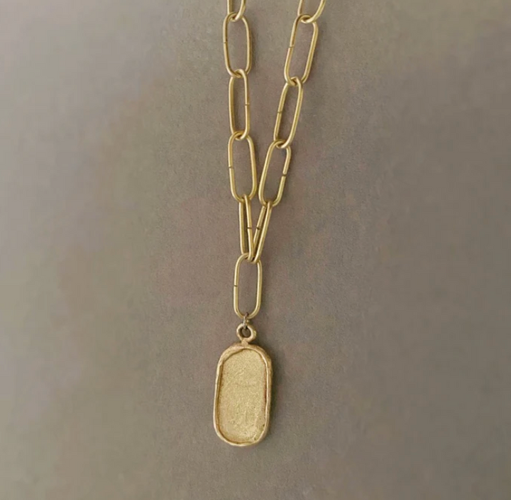 Maraya Talisman Necklace - Solid Brass