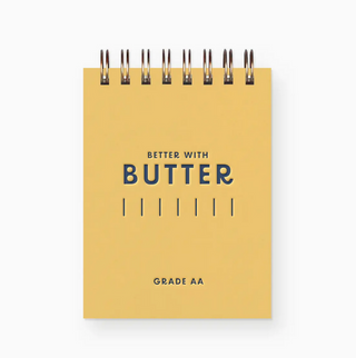Better With Butter Mini Jotter