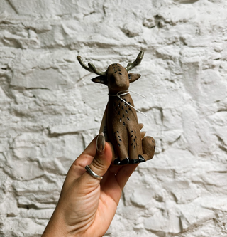 Victory Pottery Standing Moose Figurine