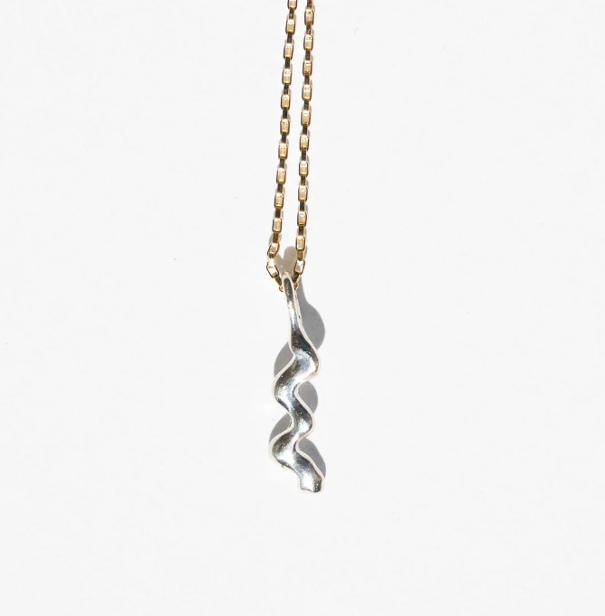 Wakame Necklace - Silver &amp; Gold Fill