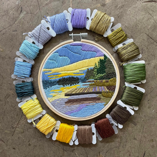 DIY Embroidery Kit 5" - Lakeside