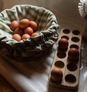 Dozen Wooden Egg Holder - Ash