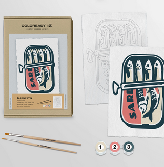 Sardine Tin Paint-By-Numbers Kit