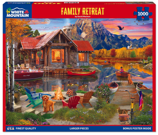 1000 Piece Puzzle Family Retreat
