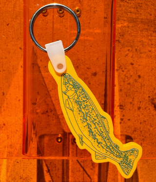 Yellow Trout Keychain