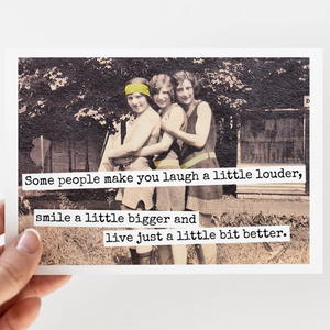 some people make you laugh louder card - RR8