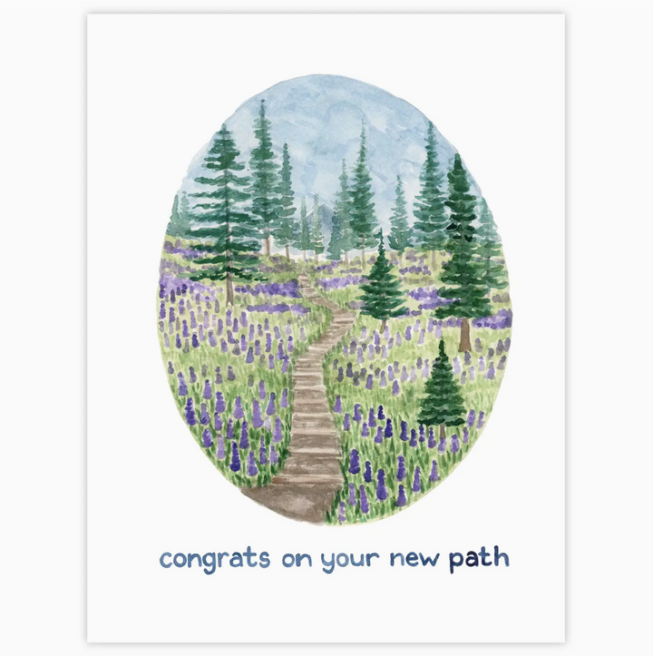 new path congratulations card - YA4