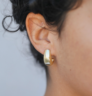 Bold Drop Earring - 18k Gold Plated