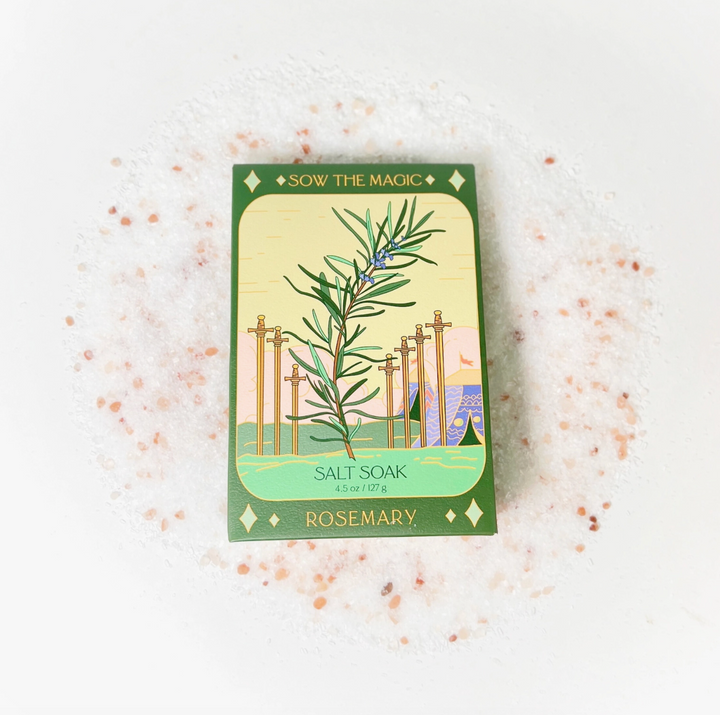 Magic Salt Soak - Rosemary Tarot Bath