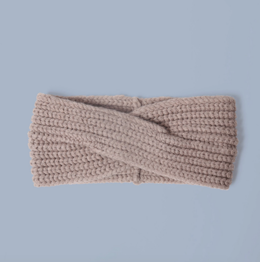 Merino Wool Headband - Tan