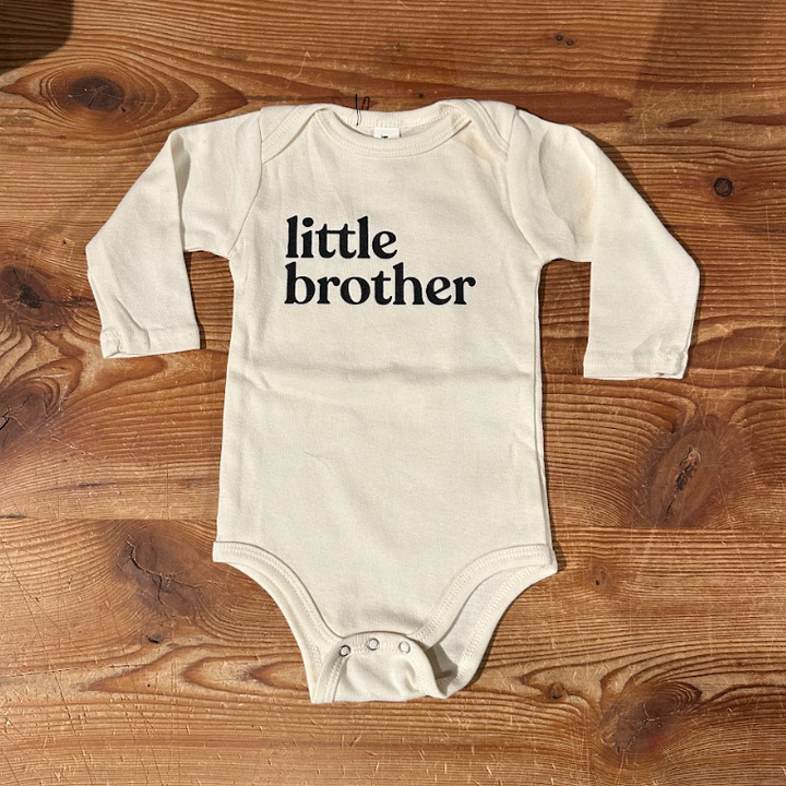 Little Brother Organic Baby Bodysuit - Long Sleeve
