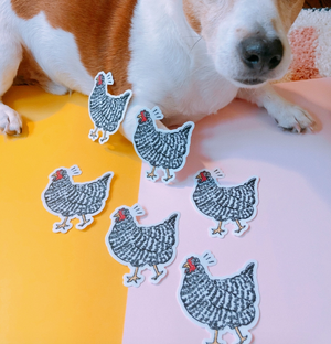Sassy Surprised Chicken Sticker