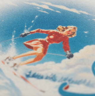 Ski Ya Later Felt Pennant