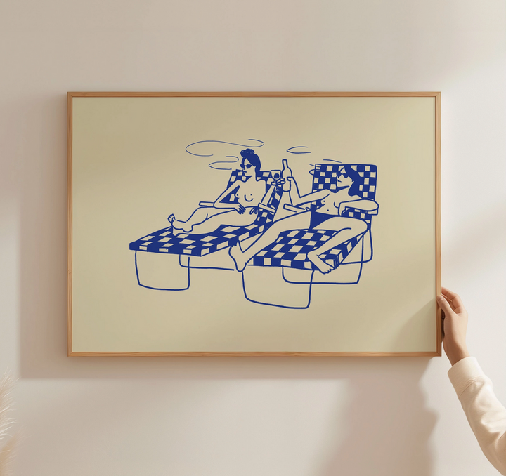Swim Club Print - 11x14
