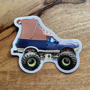 Bean Boot Monster Truck Sticker