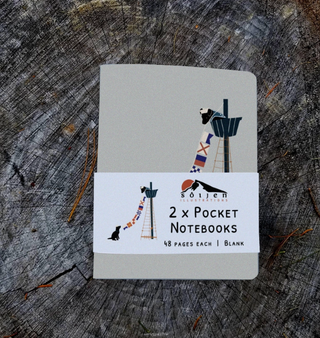 Nautical Flag Pup Notebook Set