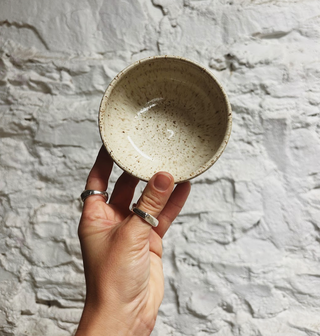 Laura White Pottery Small Speckled Bowl