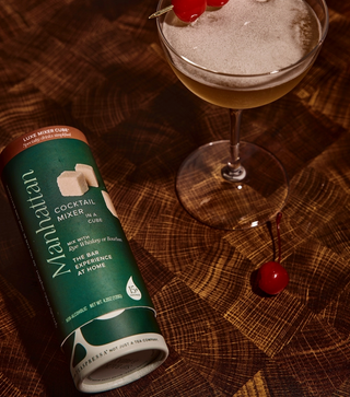 Tallboy Cocktail Mixer in a Cube - Manhattan