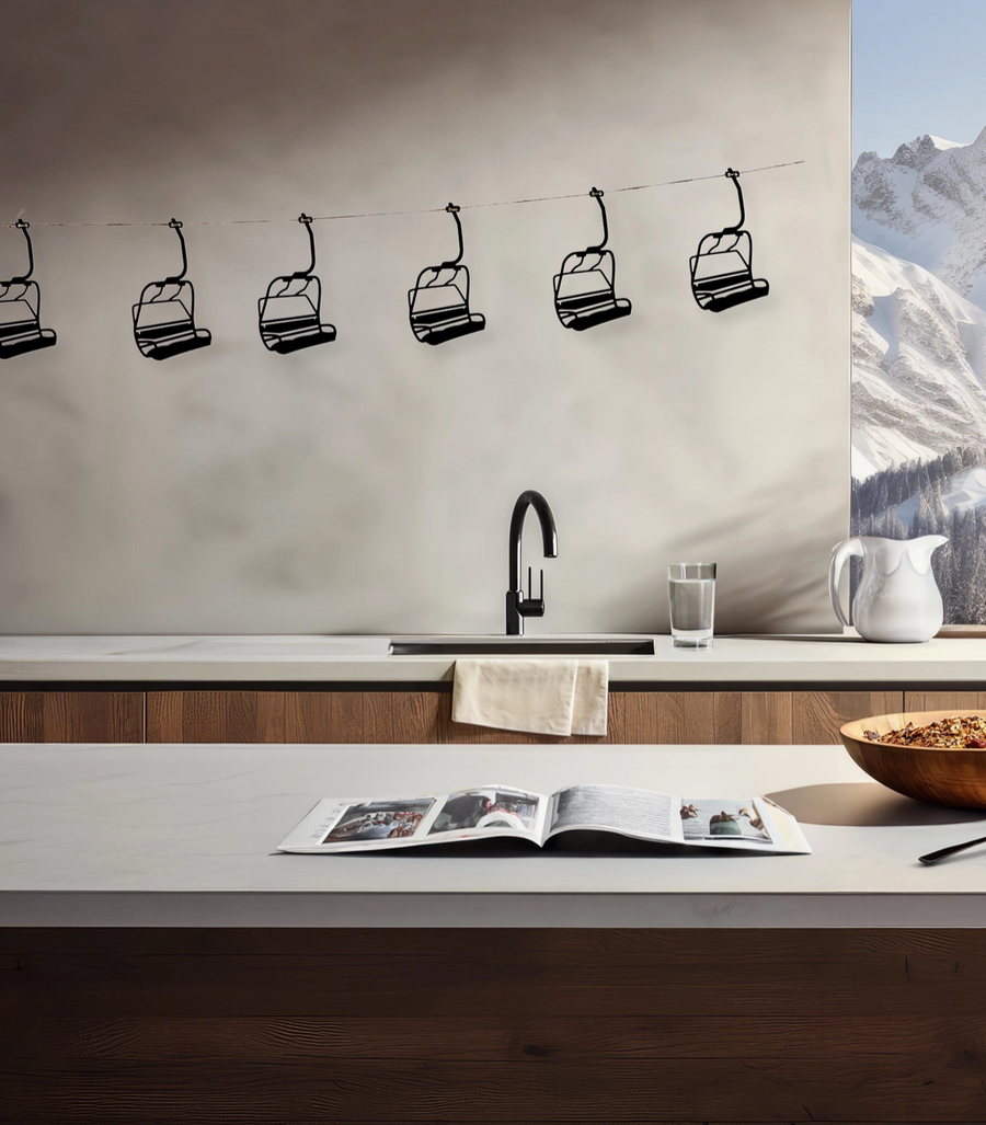 The Chairlift Garland - Black