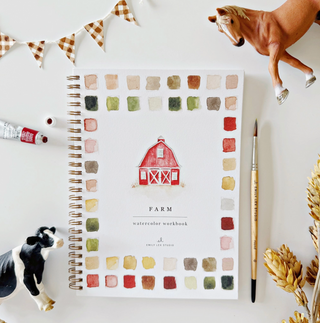 Watercolors Workbook - Farm