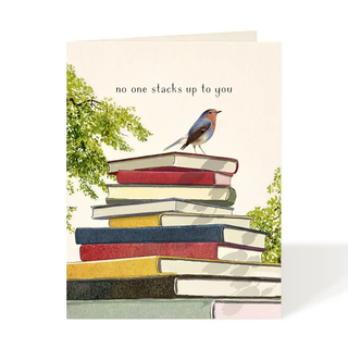 Stack of Books Card