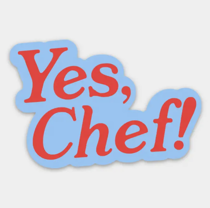 Yes Chef The Bear Sticker