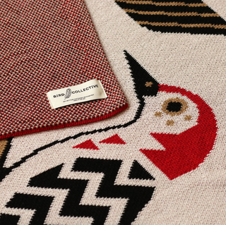 Woodpeckers of North America Knit Blanket - 60x60