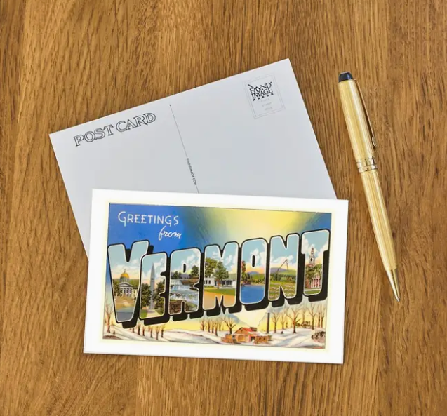 Greetings from Vermont Postcard