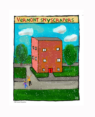 Vermont Skyscrapers Mini Print