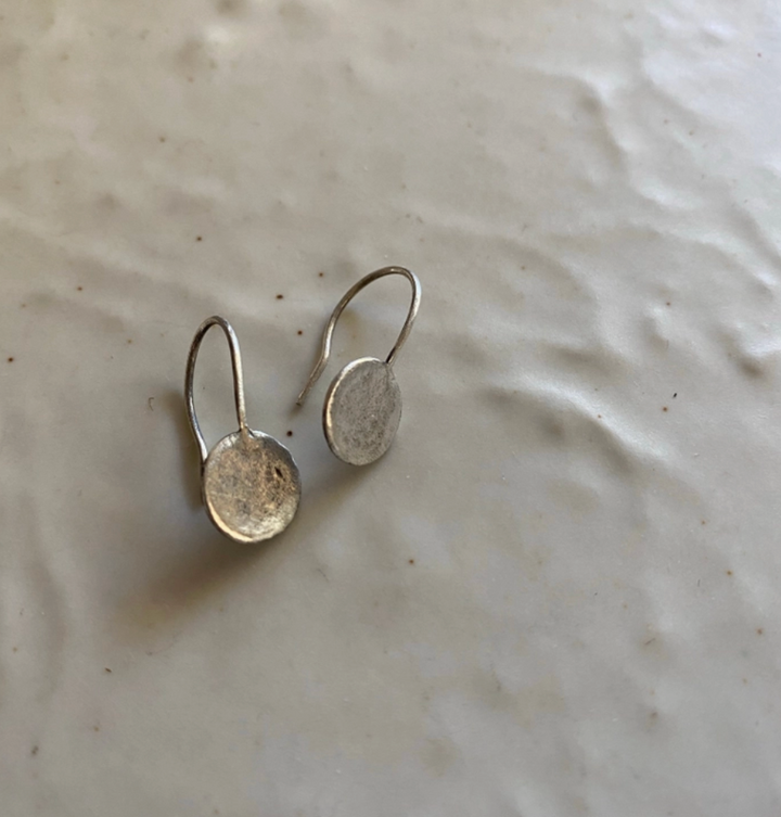 Sterling Silver CIrcle Earrings