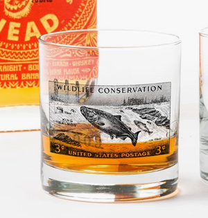 Wildlife Conservation Whiskey Glass