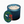 Load image into Gallery viewer, Roland Pine Glass Two-Wick Candle - Blue Ribbed 14oz
