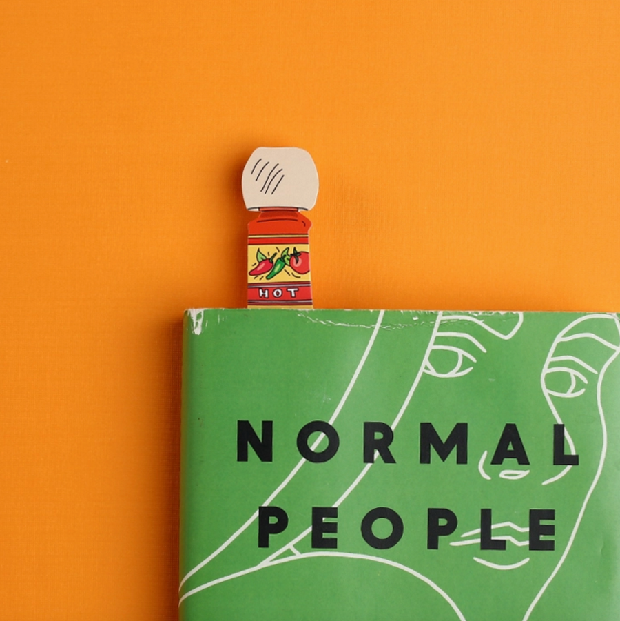 Hot Sauce Die Cut Bookmark