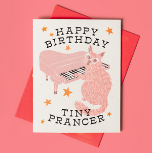 happy brthday tiny prancer card - BP5