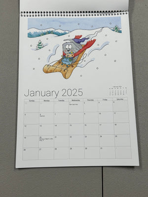 Sappy Bucket 2025 Calendar