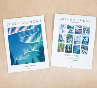 2026 Block Print Wall Calendar