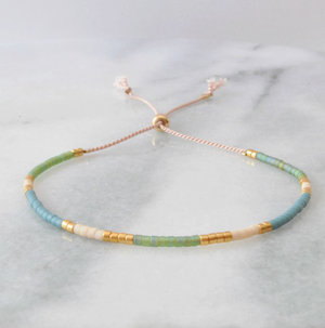 Adjustable Seed Bead Bracelet