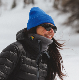 SKIDA USA Knit Ridge Beanie - Bijoux Blue