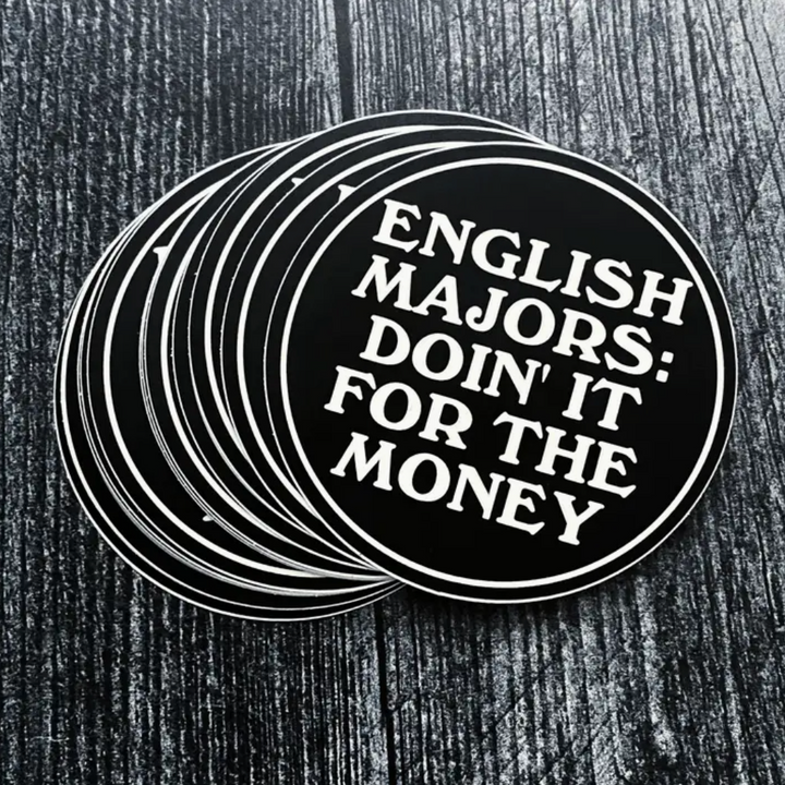 English Majors Sticker