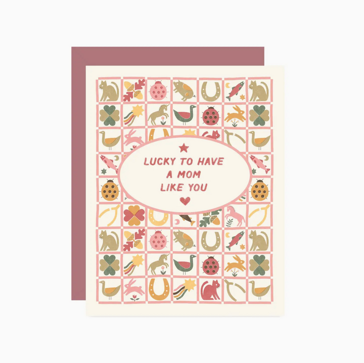 lucky mother's day card - WF7