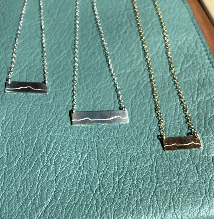 Mt Mansfield Bar Necklace