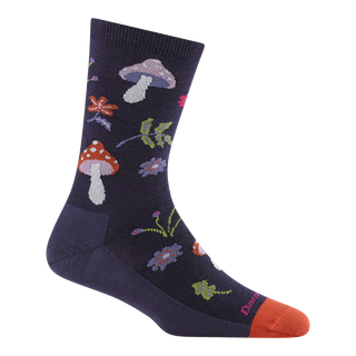 Darn Tough Women's Shroom Bloom Sock - Blackberry 6133