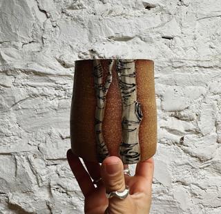 Vermont-Made Birch Tree Stoneware Mug