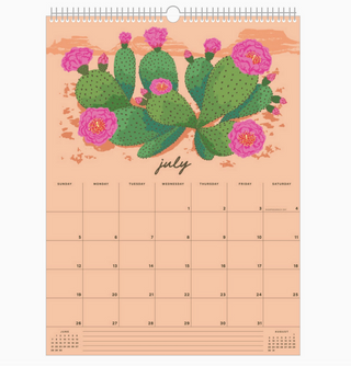 2026 Wildflower Wall Calendar