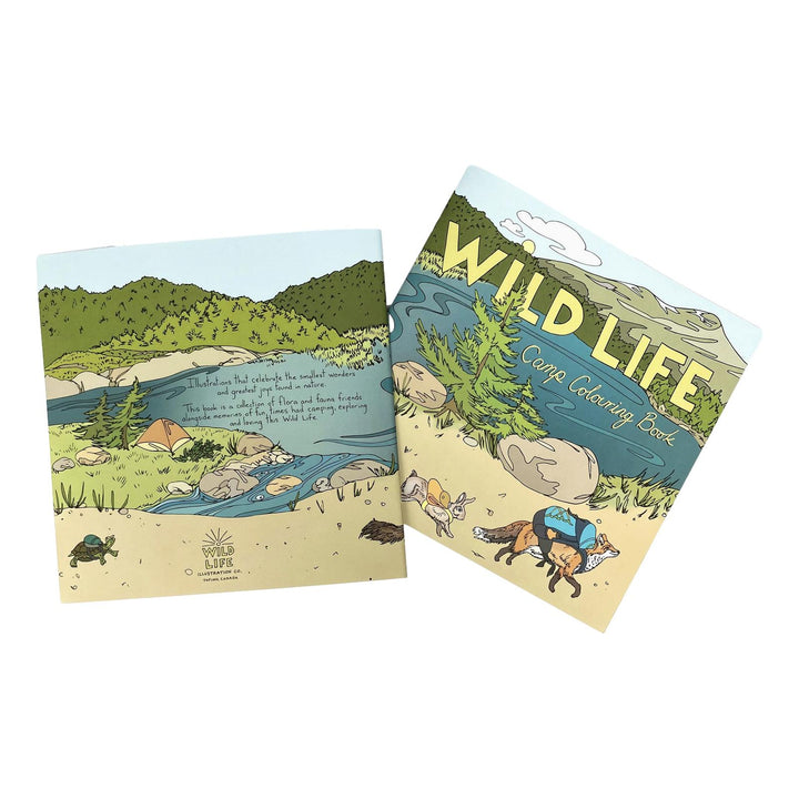 Wild Life Camp Colouring Book