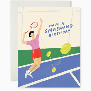 tennis birthday card - KS5