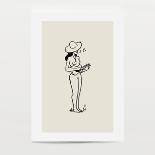 Music Lover Print 8x10
