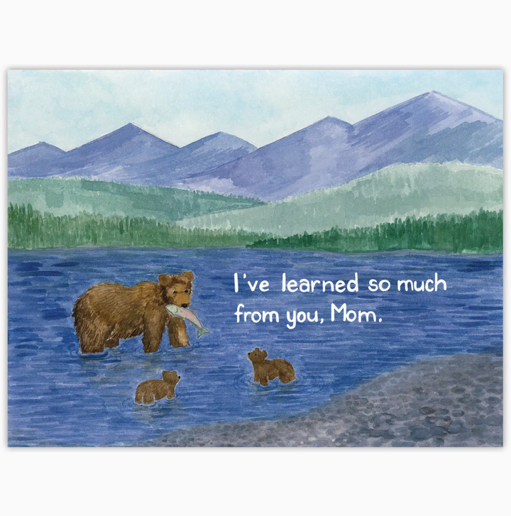 mama bear river mothers day card - YA7