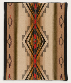 Pendleton Tumalo Throw Blanket - Olive Multi ZF638